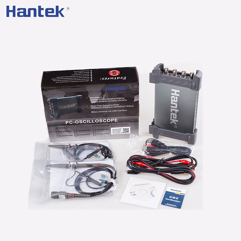 Hantek-6074BC 4 ä USB  Ƿν, 70MHz 1..